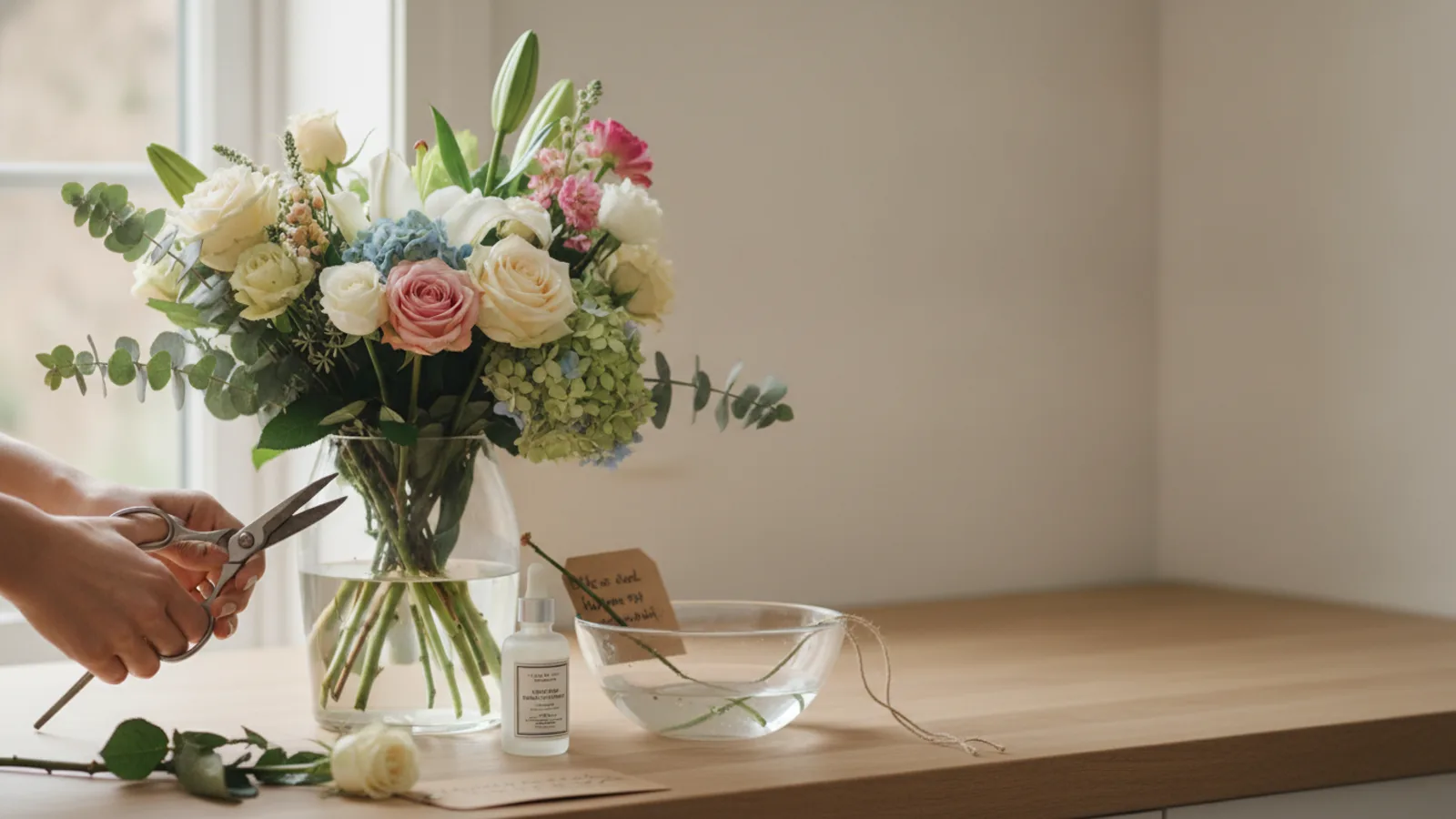 How To Keep Cut Flowers Fresh cover image