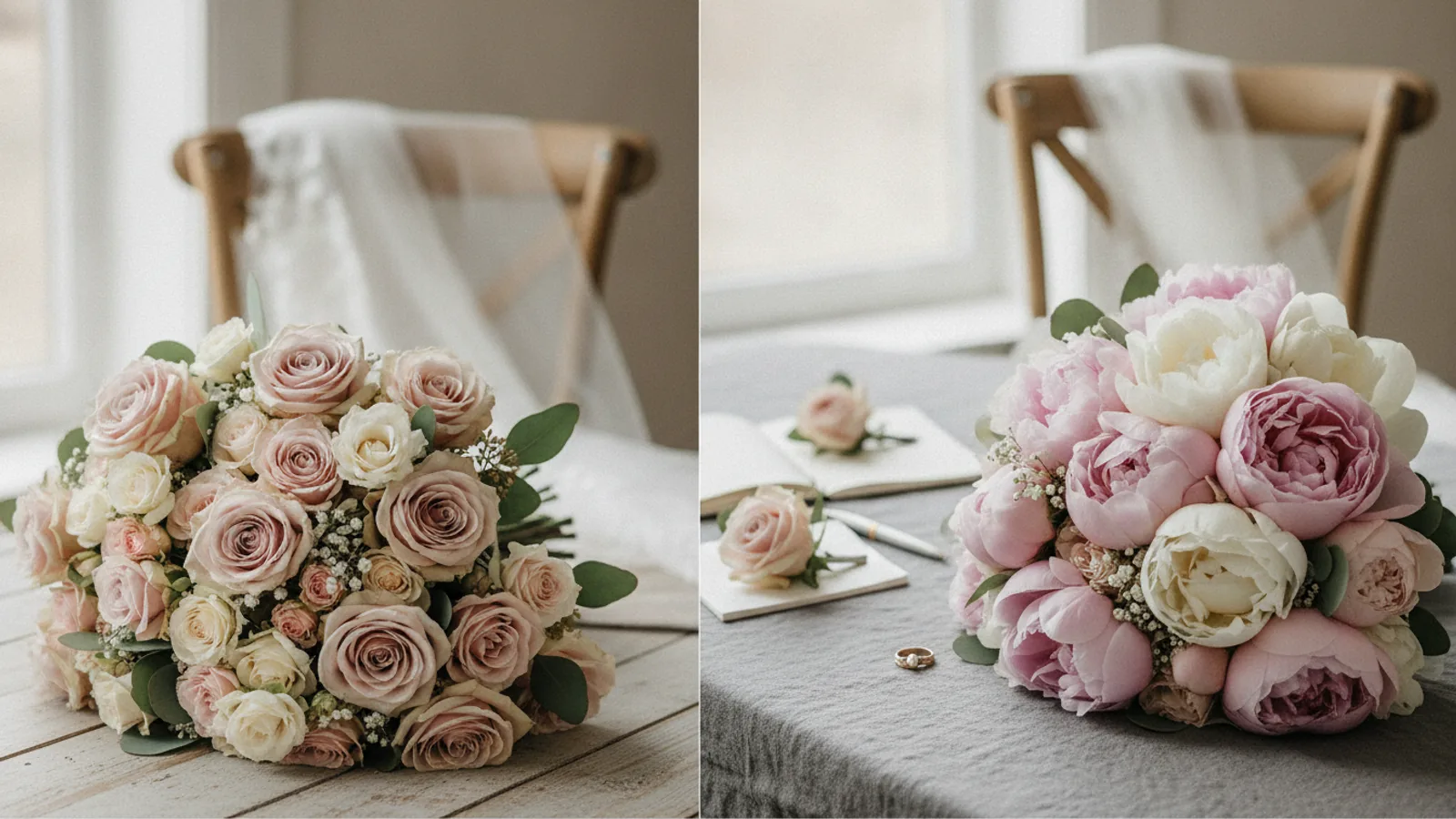 Roses vs Peonies Wedding Bouquet: Which Should You Choose? cover image